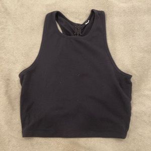 Fabletics Black Crop Top